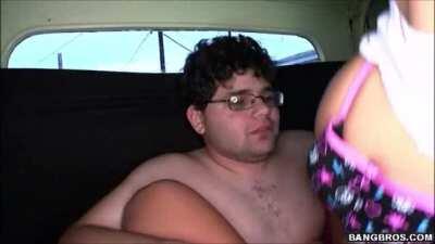 Phoenix fucks the clearly overstrained Project-X-Nerd and mocks at him