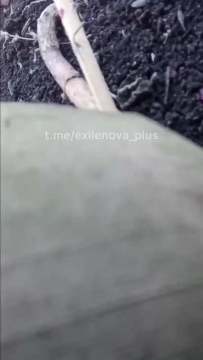 Russian soldier detonates mine while riding scooter