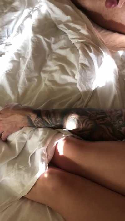 very rarely share my voice, so here is a sweet video of me making my cuck masturbate right before going on a date & cucking him ✨