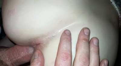 Going deep after teasing her little lips (oc)