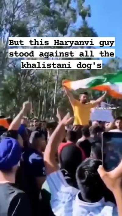 His crime was that he stood up for his country. Vishal Jood was arrested by Australian police for taking a stand for his country while Khalistani dogs were abusing India and Hindus, he alone faced more than 500 Khalistanis and was beaten by them. He is in