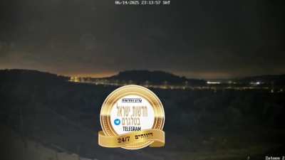 Another angle of Iranian BM attack on Hafia