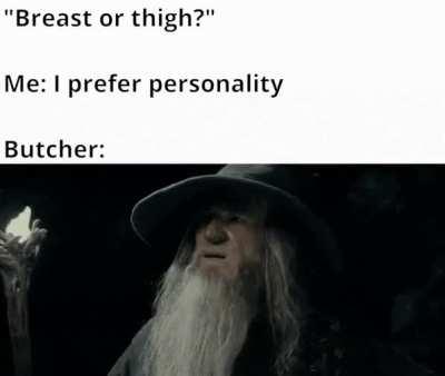 A nice, big, juicy personality