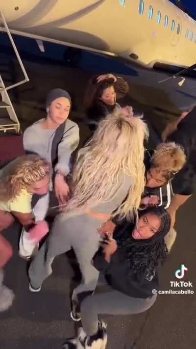 Camila Gripped on her Moneymaker