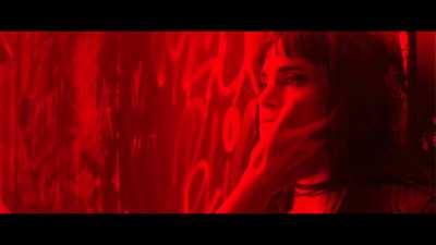 Charlize Theron and Sofia boutella...kissing in Atomic Blonde..