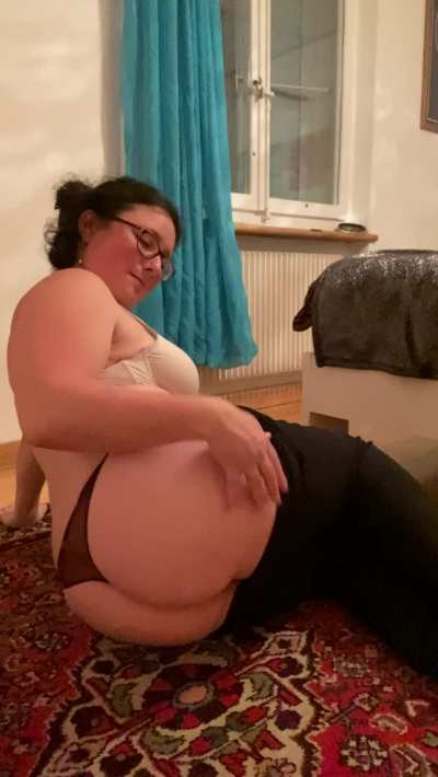 Just trying to tempt you with my ass, is it working?