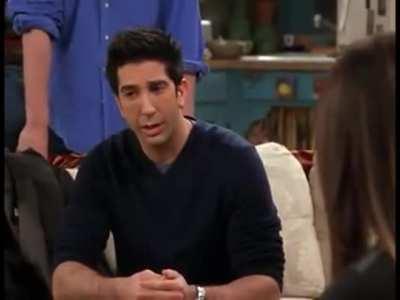 One of my favorite scenes. Love in the end when Ross says „Phoebe‘s ruined it for me“