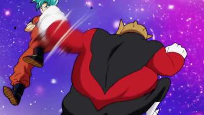 Goku SSB vs Toppo (Zeno Expo)