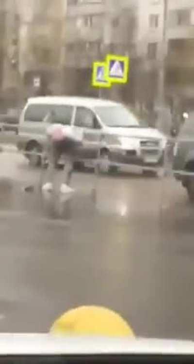 Uber driver is not happy to see his potentially unstable passenger