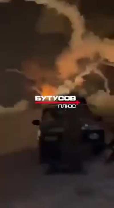 Spectacular detonation of the russian Pantsir-S1 air defence system filmed by russians.