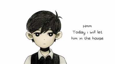 Don't let him in the house