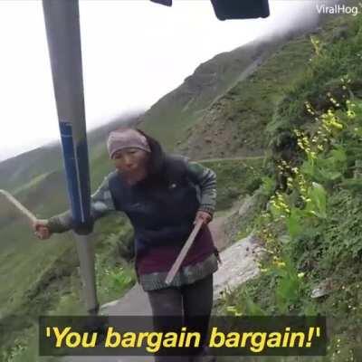 She is never going to visit Nepal again.