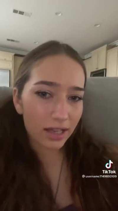 She a little confused, but she got the spirit.