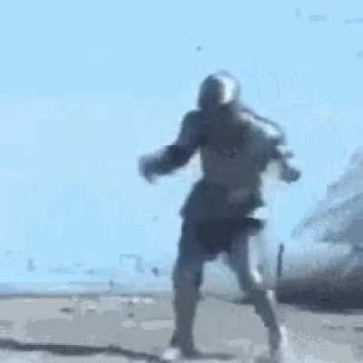 Quentin The Gray, Knight of the Order of The Stone. He is as skilled in combat as he is in busting a move, and has never met defeat.