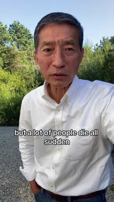 Japanese view in sudden passing