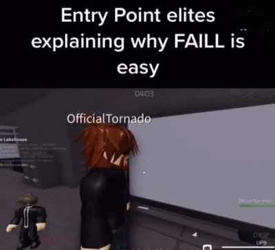 Made my own version of the fans explaining meme but with entry point