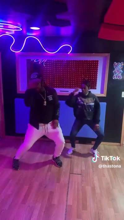 Steve and Baltimores own Jess Hilarious doing the trending tiktok dance