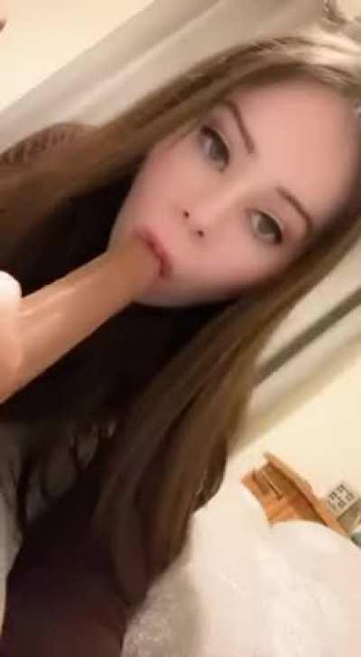 Coming to her senses mid-task