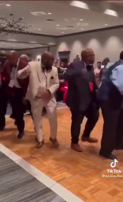 Chad guys showing how it’s done in the Wedding Afterparty.