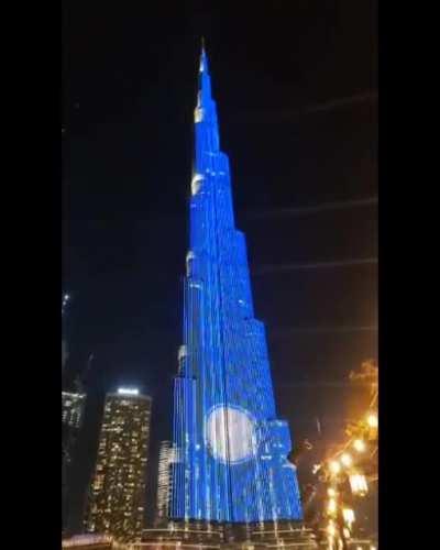 Rangers light up Burj Khalifa!