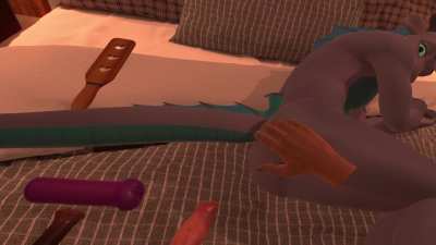 He loves to play with toys before sleeping. (Anthro Heat) [M]