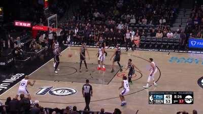 [Highlight] Harden breaks Johnson's ankles and assist PJ for the 3