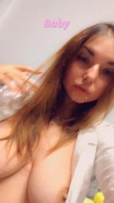 That’s a nice shirt on her...it would look better off...