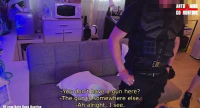 Dominant Straight Security Comes over and lets me worship his body and suck his dick