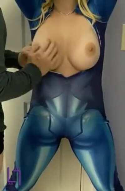 Lucy Lush [OC] as Samus Aran