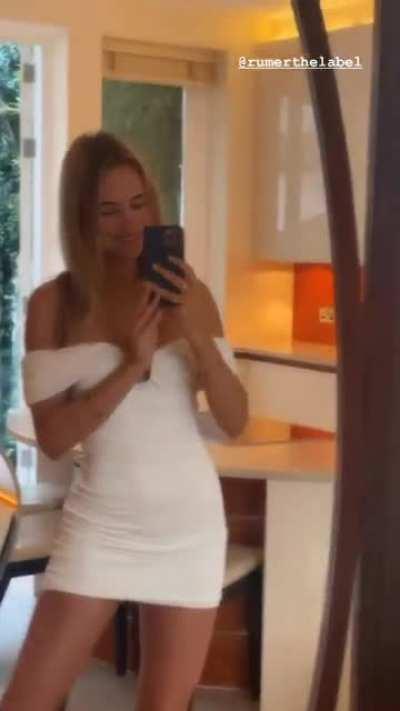 white dress