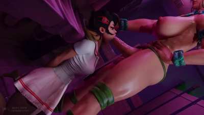 3d futanari face fuck in the bathroom