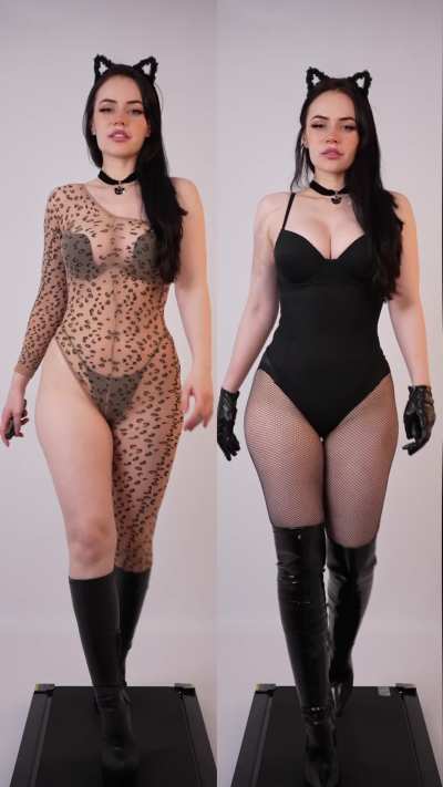 Just a hard choice between two bodysuits