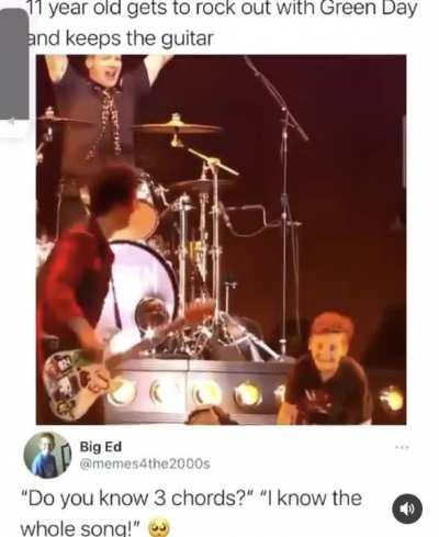 Must've made this kid's entire year!