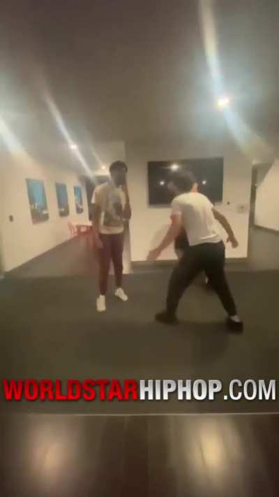 Dude Literally Gets Knocked Out His Shoes With One Punch!