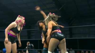 Meanwhile on NWA The Crockett Cup, Part 1: Kenzie Paige & Ella Envy vs Allysin Kay & Marti Belle for the NWA World Women's Tag Team Championship!