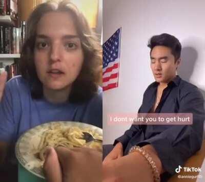 You put your fingers in my pasta