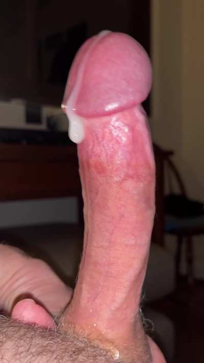 (63) watch that precum slide down daddy's big cock before that river of cum!