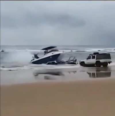 Copying a boat launch trick you saw in a cartoon