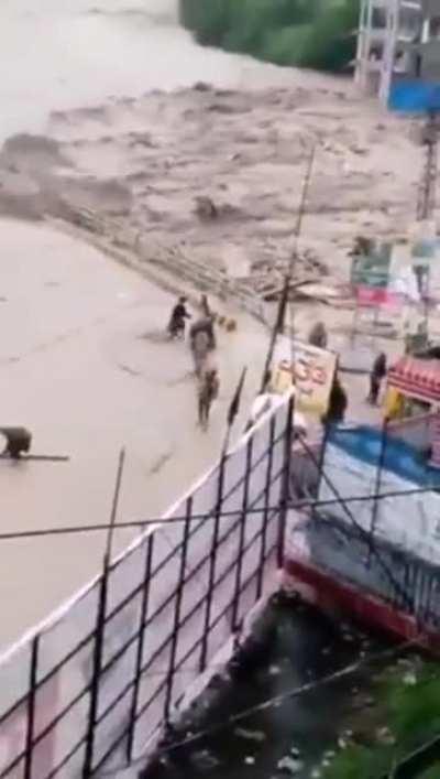 Possibly the worst floods in Pakistan. Almost 60% of the country affected.