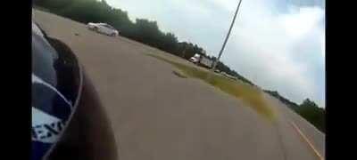 HMFT after 100mph wheelie crash with a t-shirt