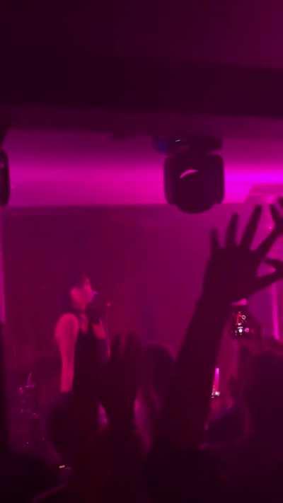 Shoutout to the Family at Rebecca Black in Dublin tonight ✌️💜