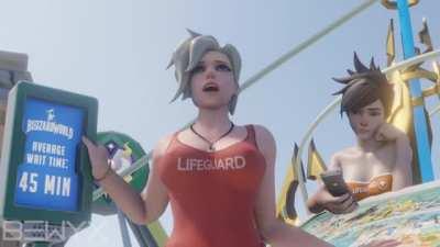 Lifeguard Mercy - Average Wait Time (Bewyx) [Overwatch]