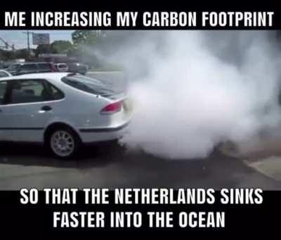 Haha netherlands is sinking