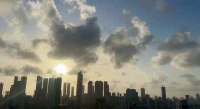 The Skies in Motion: Nature's Marvelous Display.