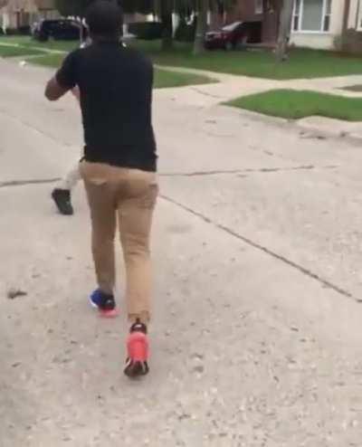 Throwback to when that nigga got knocked out on Oakfield 😂