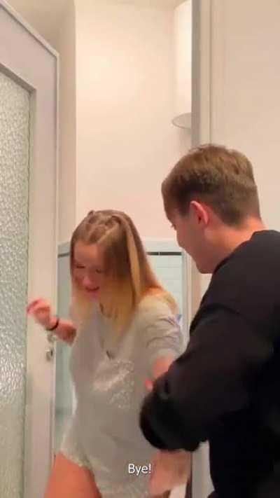 To kiss your girlfriend after shaving your beard for the first time