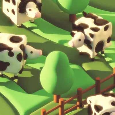 A milkshake set to Genesis (Sound on)