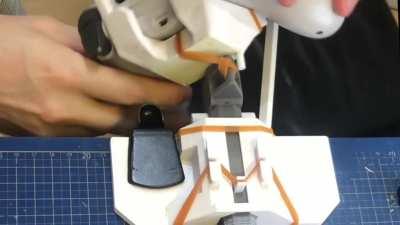 Fully 3D printed flight sim yoke adapter for a gamepad