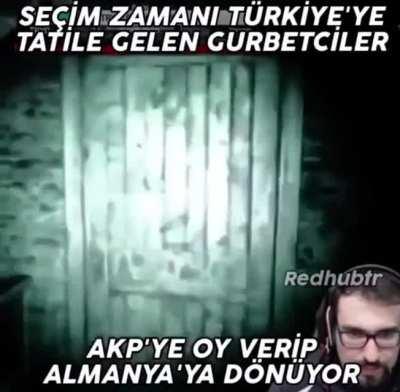 Gurbetçiler AKP'ye basıp geri dönüyor.