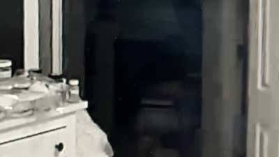 Burglars & their flashlight top of my stairs…incompetence amongst criminals!